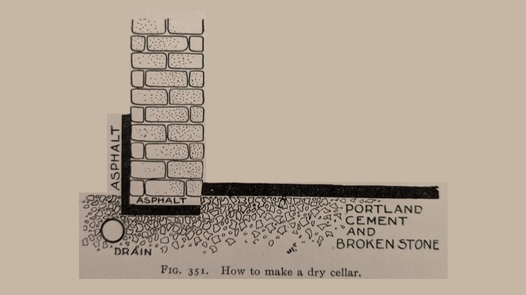 How to make a dry cellar