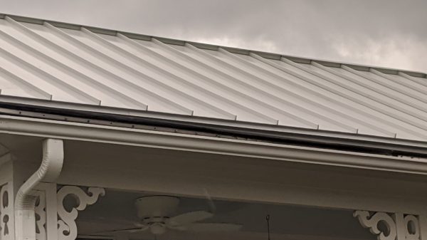 A new metal roof